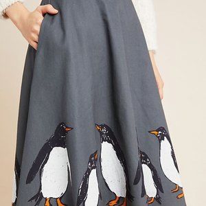 Anthropologie Penguin Skirt Corey Lynn Calter Sm